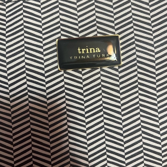 Trina Turk Black and White Oversized Clutch - Picture 5 of 7